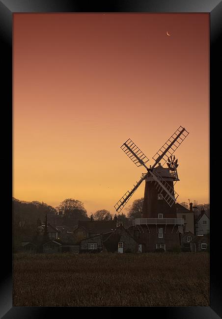 Sunrise at Cley Windmill Framed Print by Scott Simpson