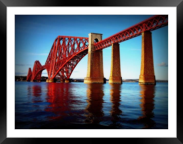 froth rail bridge Framed Mounted Print by dale rys (LP)
