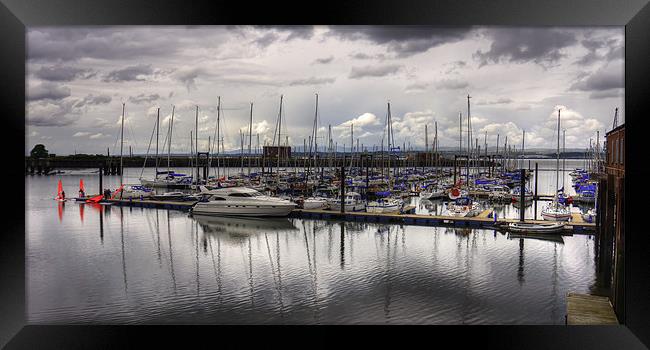 The Marina at South Queensferry Framed Print by Tom Gomez