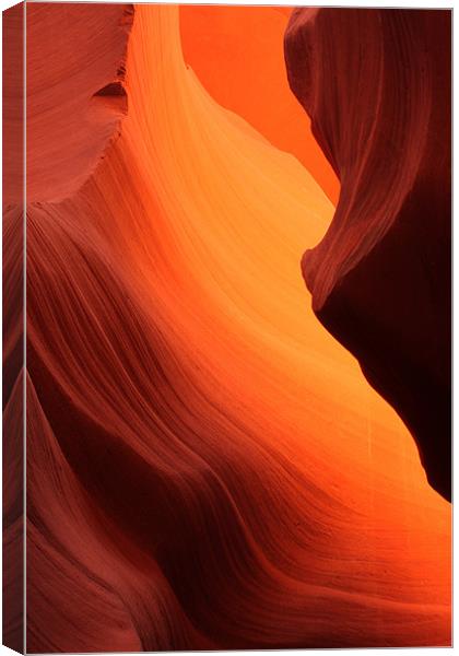 Antelope Canyon Canvas Print by Thomas Schaeffer