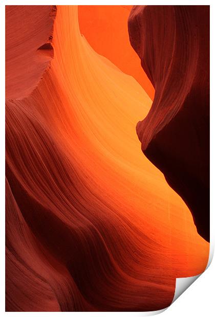 Antelope Canyon Print by Thomas Schaeffer