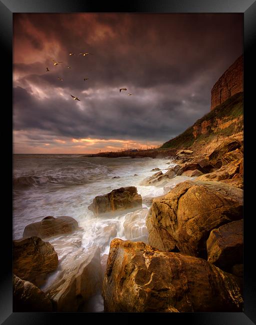 Rock - a - nore Framed Print by mark leader