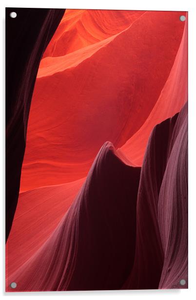 Antelope Canyon Acrylic by Thomas Schaeffer