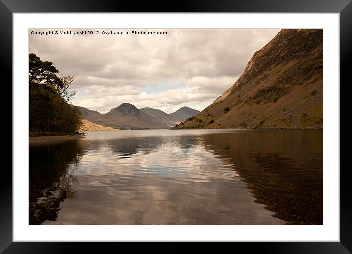 Wastwater Screes Framed Mounted Print by Mohit Joshi
