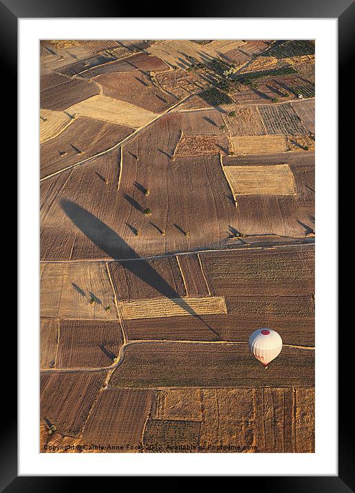Hot Air Ballooning over Goreme Framed Mounted Print by Carole-Anne Fooks