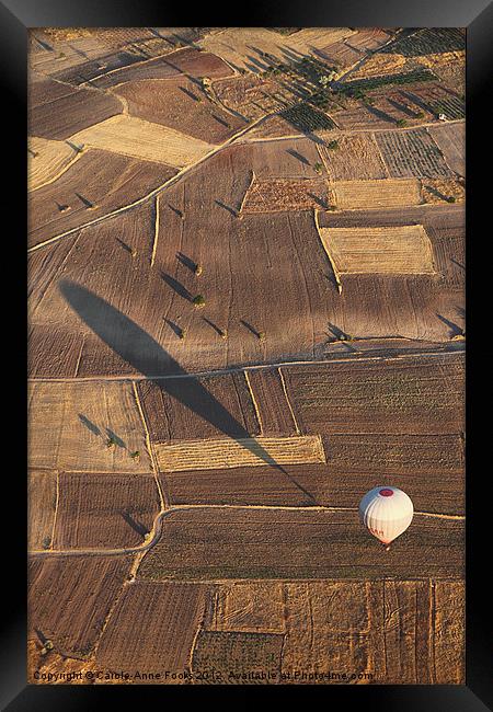 Hot Air Ballooning over Goreme Framed Print by Carole-Anne Fooks