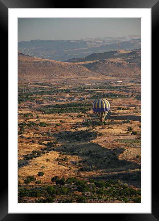 Hot Air Ballooning Goreme Turkey Framed Mounted Print by Carole-Anne Fooks