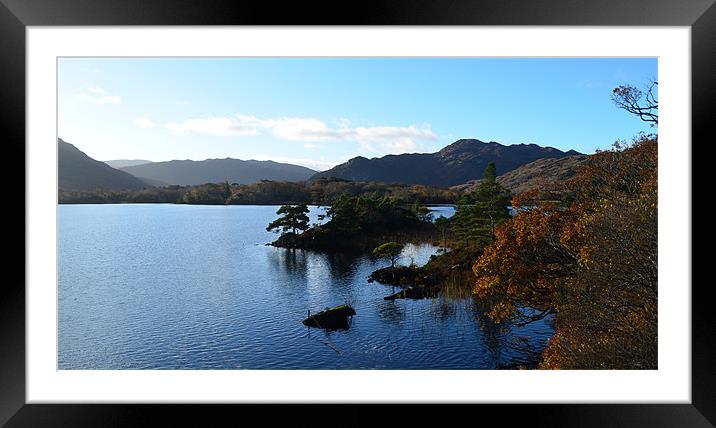 Killarney Lake Framed Mounted Print by barbara walsh