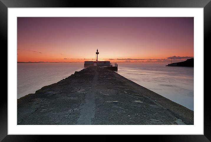 Banjo Pier Framed Mounted Print by CHRIS BARNARD