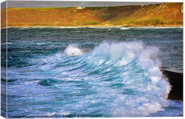 Sennen Cove, Cornwall Canvas Print by Louise Heusinkveld