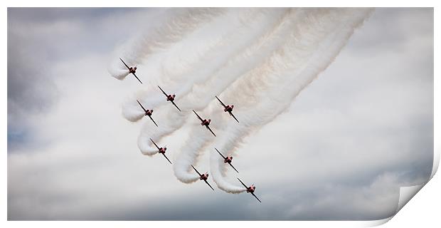 The Red Arrows Print by Simon Wrigglesworth