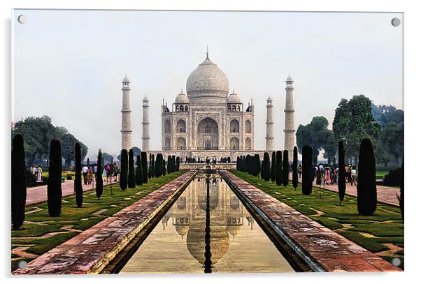 The Taj Mahal Acrylic by Jacqi Elmslie