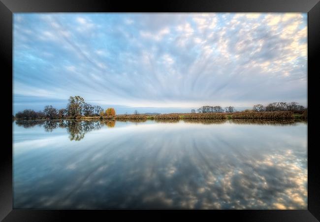 Autumn Cirrus Framed Print by Alan Bishop