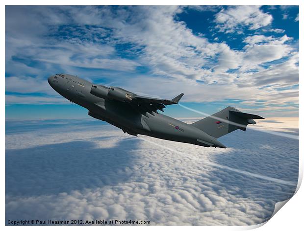 C17 Globemaster III Print by P H