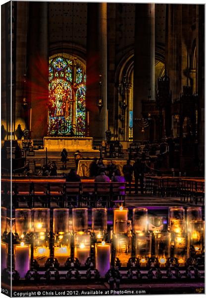 Cathedral Interior Canvas Print by Chris Lord