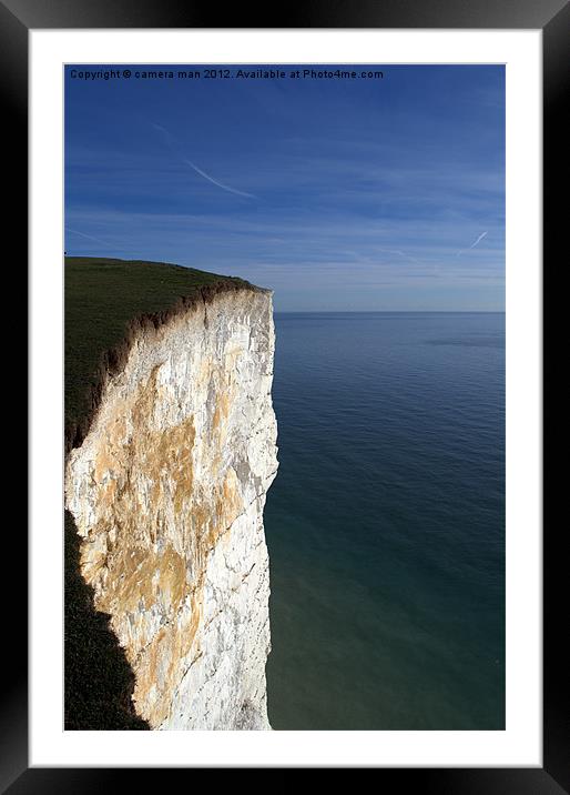 Cliff''s Edge Framed Mounted Print by camera man