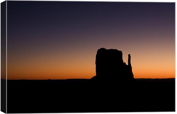 Monument Valley morning Canvas Print by Thomas Schaeffer