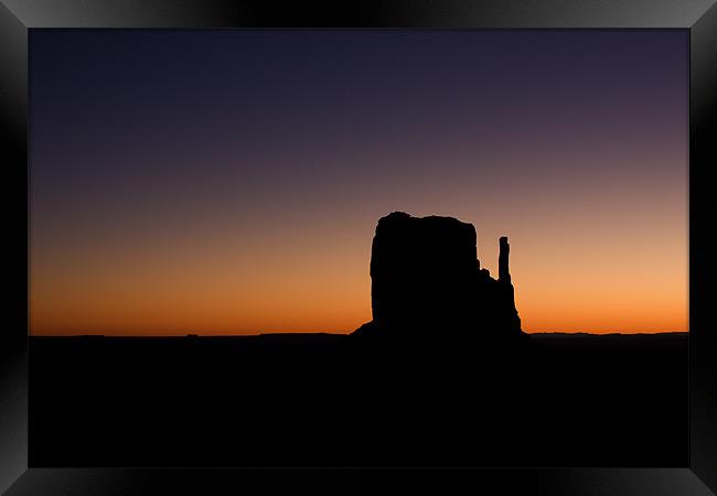 Monument Valley morning Framed Print by Thomas Schaeffer