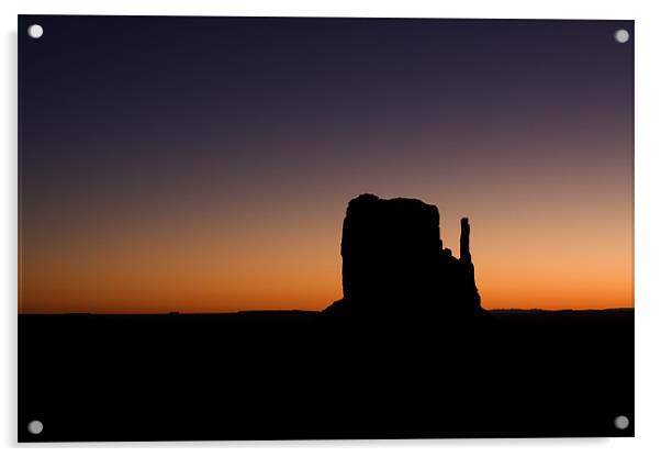 Monument Valley morning Acrylic by Thomas Schaeffer