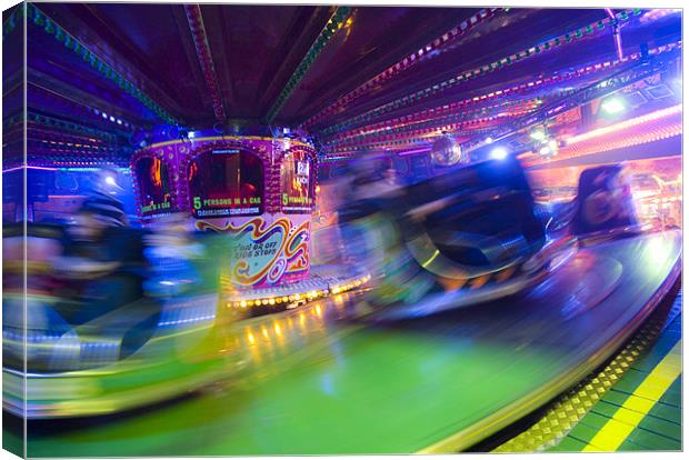 Waltzers Canvas Print by Tracey Whitefoot