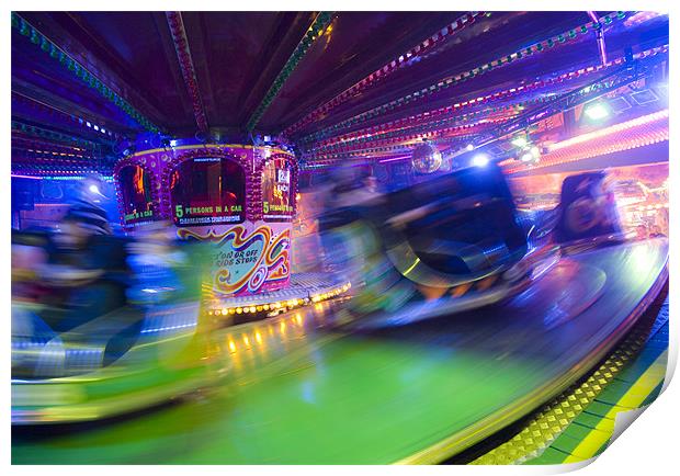 Waltzers Print by Tracey Whitefoot