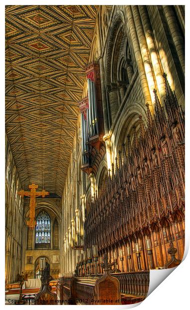 The Pipes & Pews Print by Fiona Messenger