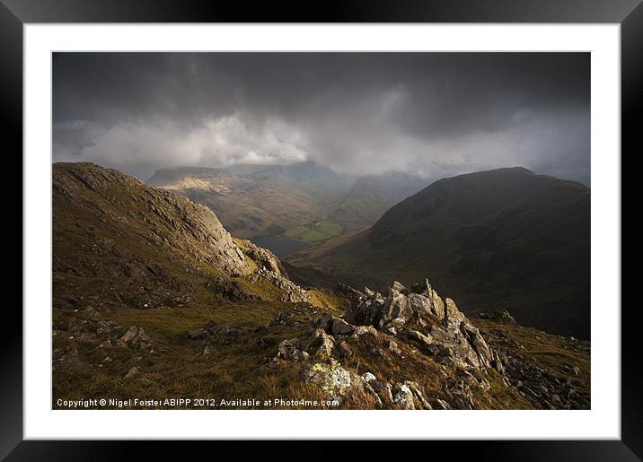 High Stile winter sun Framed Mounted Print by Creative Photography Wales
