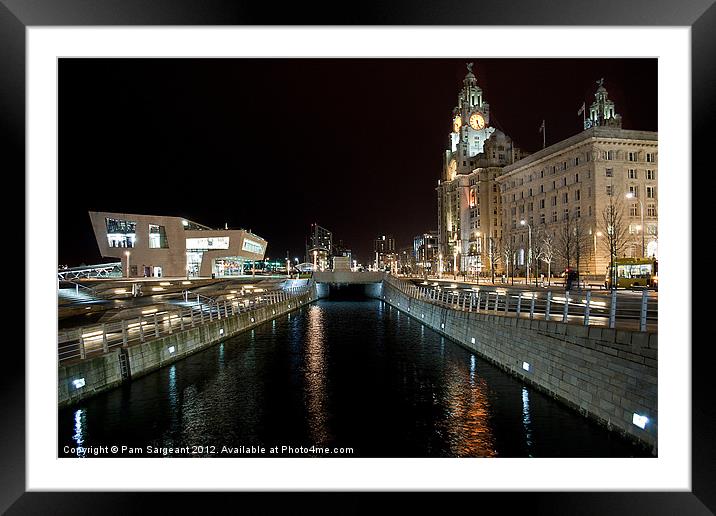 Liverpool Framed Mounted Print by Pam Sargeant