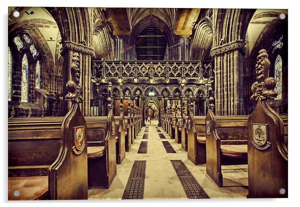 Glasgow Cathedral Acrylic by Sam Smith