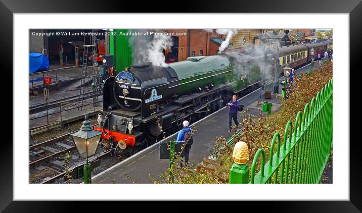 A1 Peppercorn TORNADO 60163 Framed Mounted Print by William Kempster