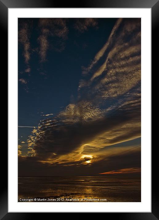 Big Skys Over The Wash Framed Mounted Print by K7 Photography