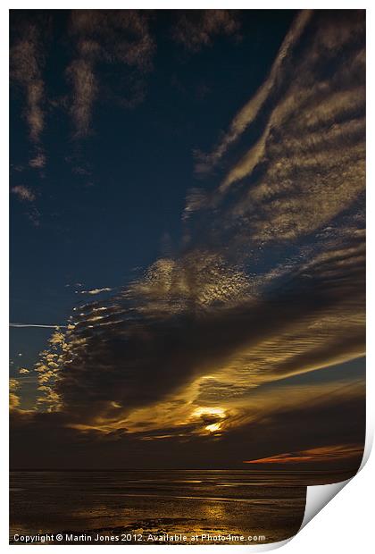 Big Skys Over The Wash Print by K7 Photography