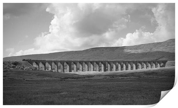 The Ribblehead Viaduct Print by Peter Carroll