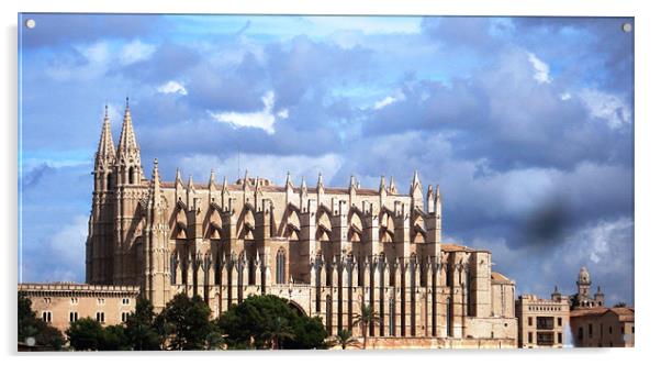 Palma Cathedral Acrylic by Tania Ford