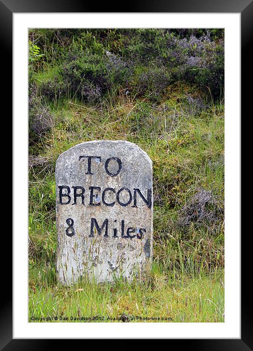 Brecon 8 Miles Framed Mounted Print by Dan Davidson