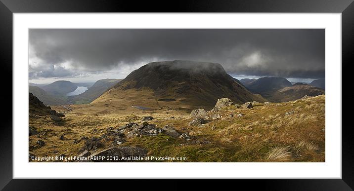 Kirk Fell cloud Framed Mounted Print by Creative Photography Wales