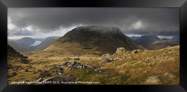 Kirk Fell cloud Framed Print by Creative Photography Wales
