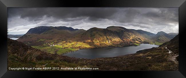 Buttermere Autumn Light Framed Print by Creative Photography Wales