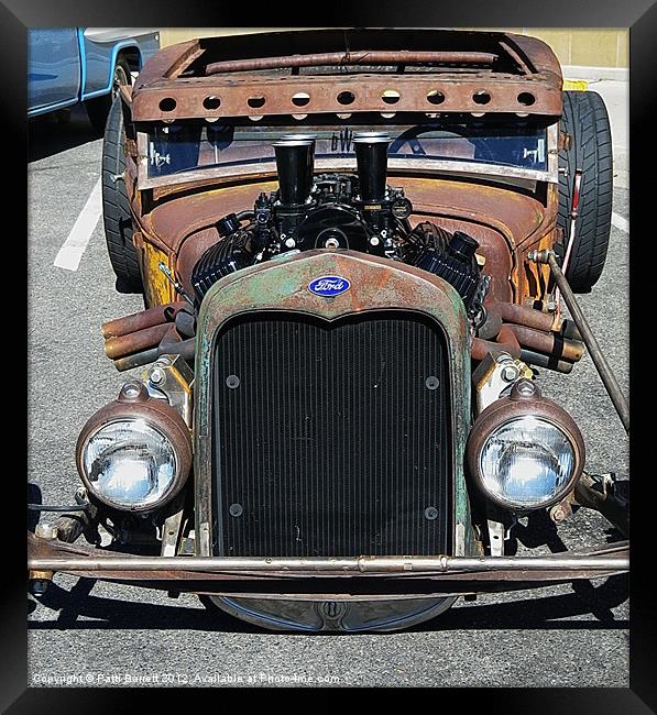 Rat Rod Ford Framed Print by Patti Barrett