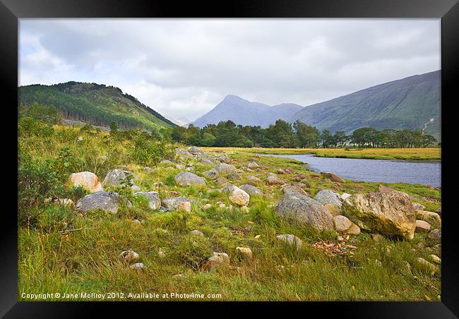 Loch Etive, Highlands of Scotland Framed Print by Jane McIlroy