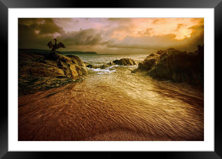 Display at Leas Foot Framed Mounted Print by mark leader