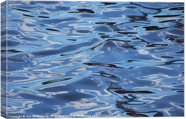 Water Surface Ripple Canvas Print by Iain McGillivray
