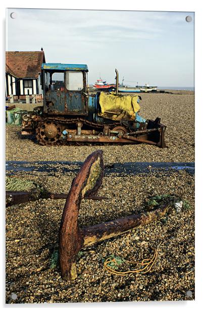 Classic Aldeburgh Acrylic by Darren Burroughs