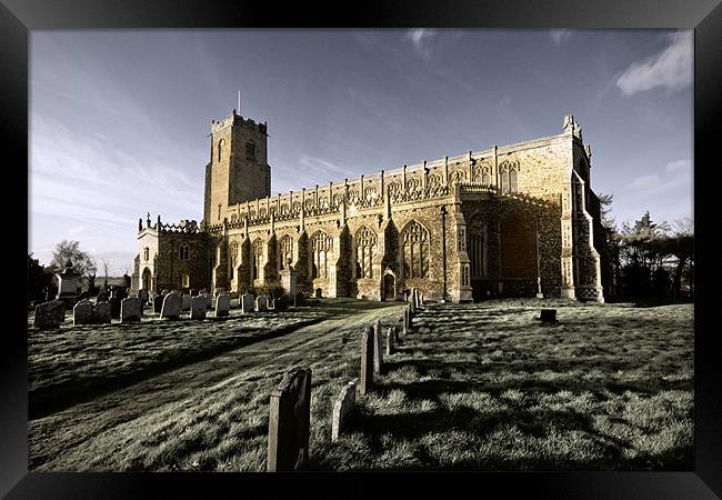 Holy Trinity Blythburgh Framed Print by Darren Burroughs