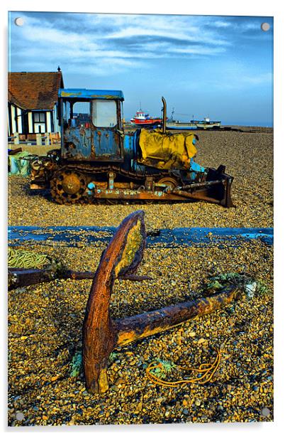 Classic Aldeburgh Acrylic by Darren Burroughs