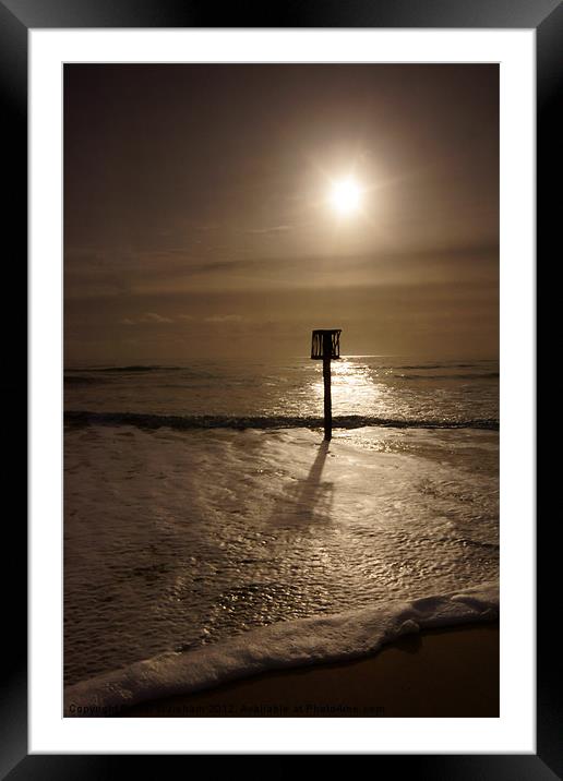 Sun Sea and Sand Framed Mounted Print by Phil Wareham
