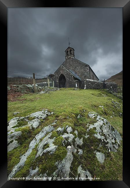 Buttermere Church Framed Print by Creative Photography Wales