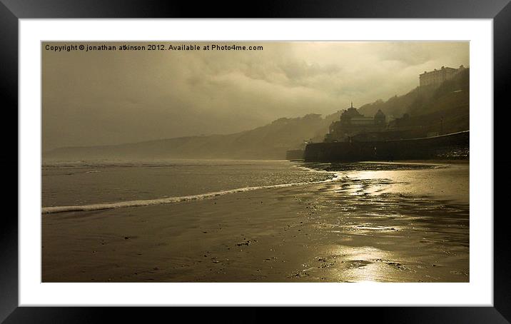Scarborough Spa Complex Framed Mounted Print by jonathan atkinson