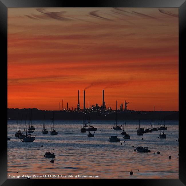 Milford Haven Dawn Framed Print by Creative Photography Wales