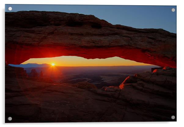 Mesa Arch Sunrise II Acrylic by Thomas Schaeffer